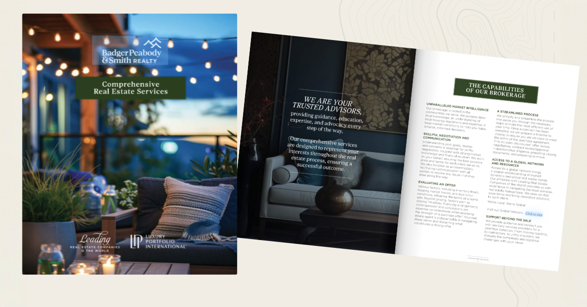 Badger Peabody & Smith Realty Home Buying & Selling Guides