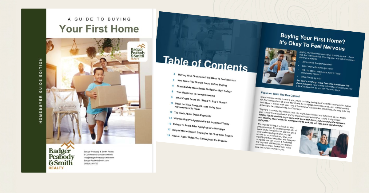 Badger Peabody & Smith Realty Home Buying & Selling Guides